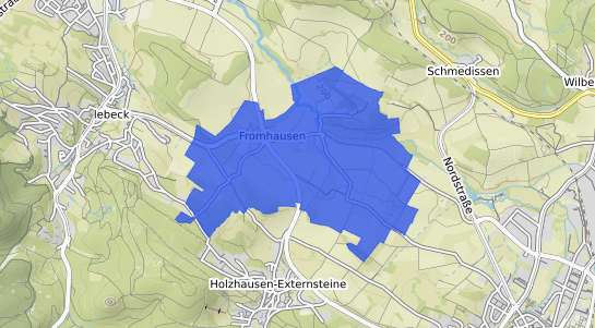 Bodenrichtwertkarte Horn Bad Meinberg Fromhausen